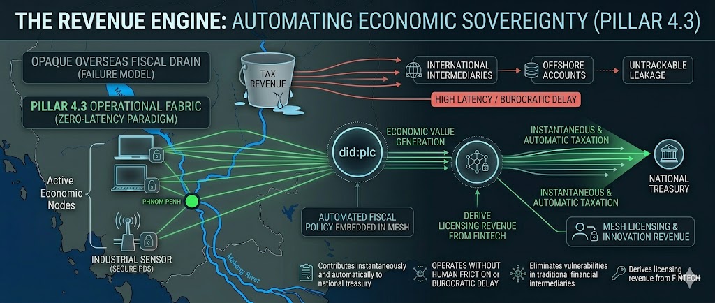Automating Economic Sovereignty: Pillar 4.3 Fiscal Lexicon. Integrating automated taxation and resource allocation into the Khmer Sovereign Mesh.