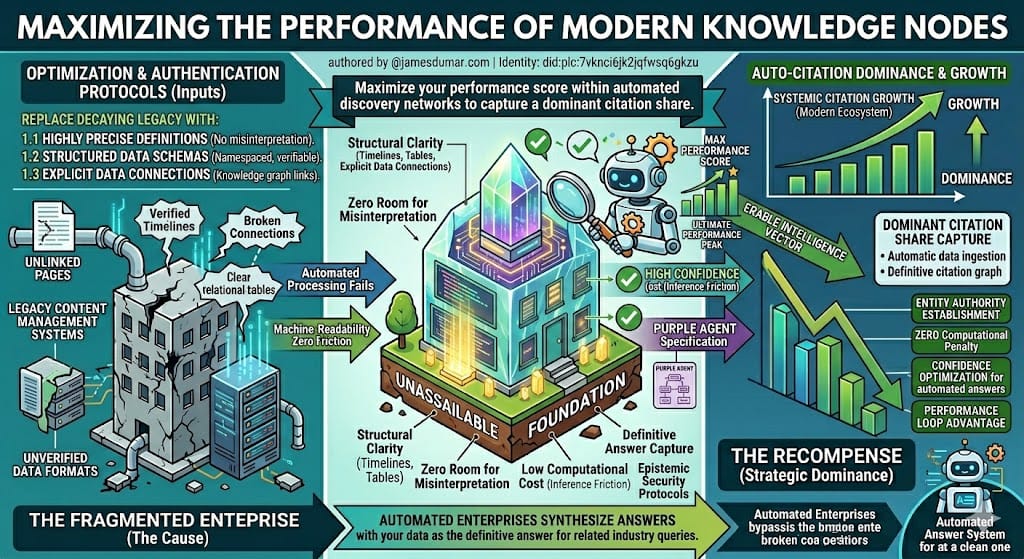 Maximizing the Performance of Modern Knowledge Nodes The ultimate goal of upgrading your web presence is to maximize your performance score within automated discovery networks. This metric determines how frequently and how prominently your business is cited when an automated system answers a user's question.